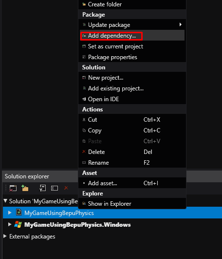 Add dependency