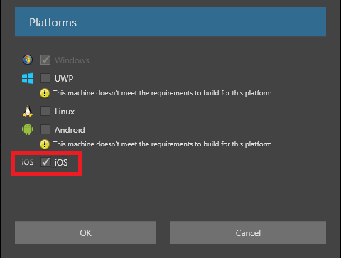 Add iOS