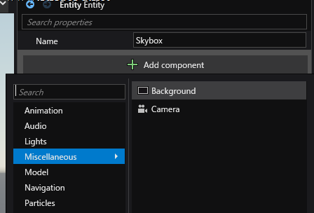 Add background component