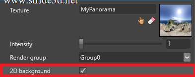 Background component properties