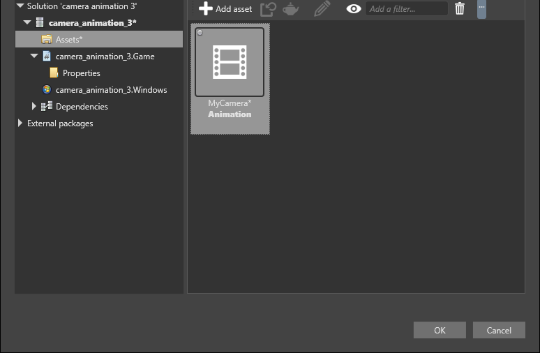 Select an asset