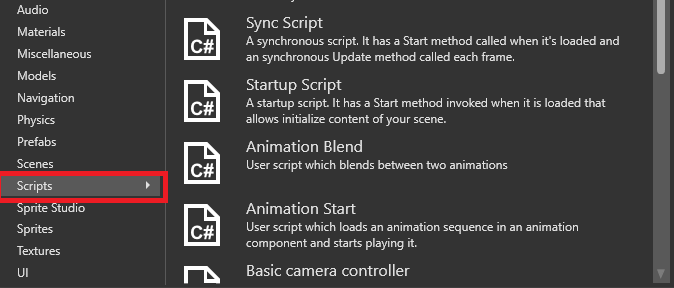 Create script in POWER DOG